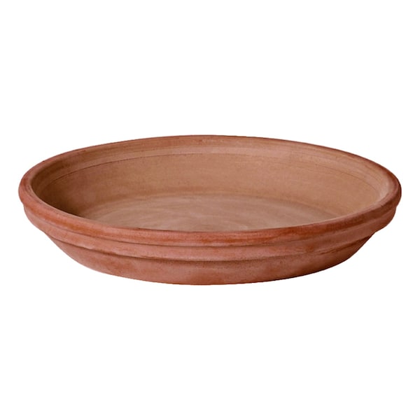 Deroma Deroma 1.6 in. H X 12.2 in. D Clay Rich Plant Saucer Chocolate 8731CPZ - main